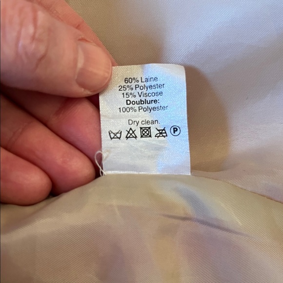 JCrew Coral Ruched Collar Wool Coat.  Size 10.  Great Used Condition. - Picture 10 of 15